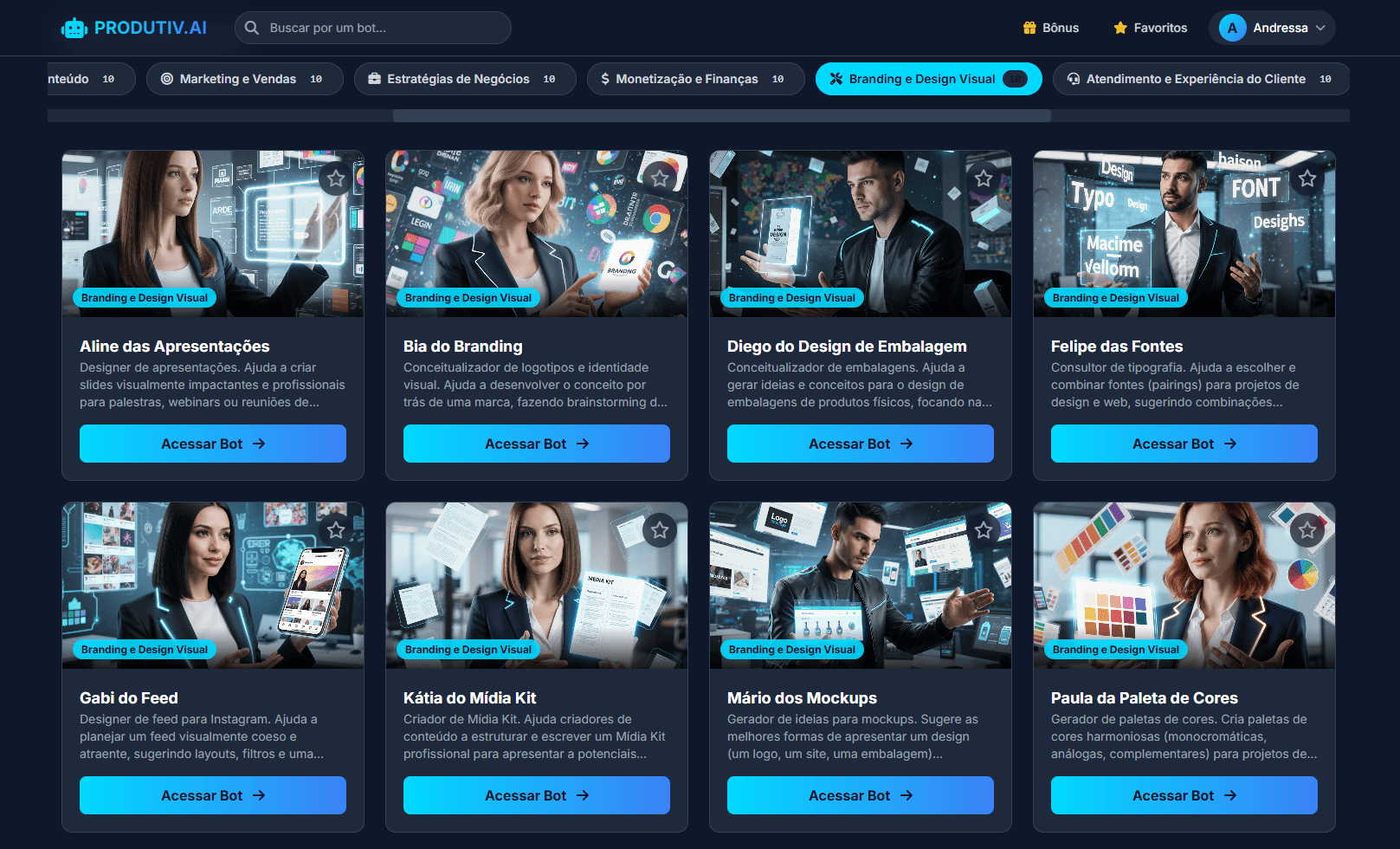 Categoria BRANDING E DESIGN VISUAL