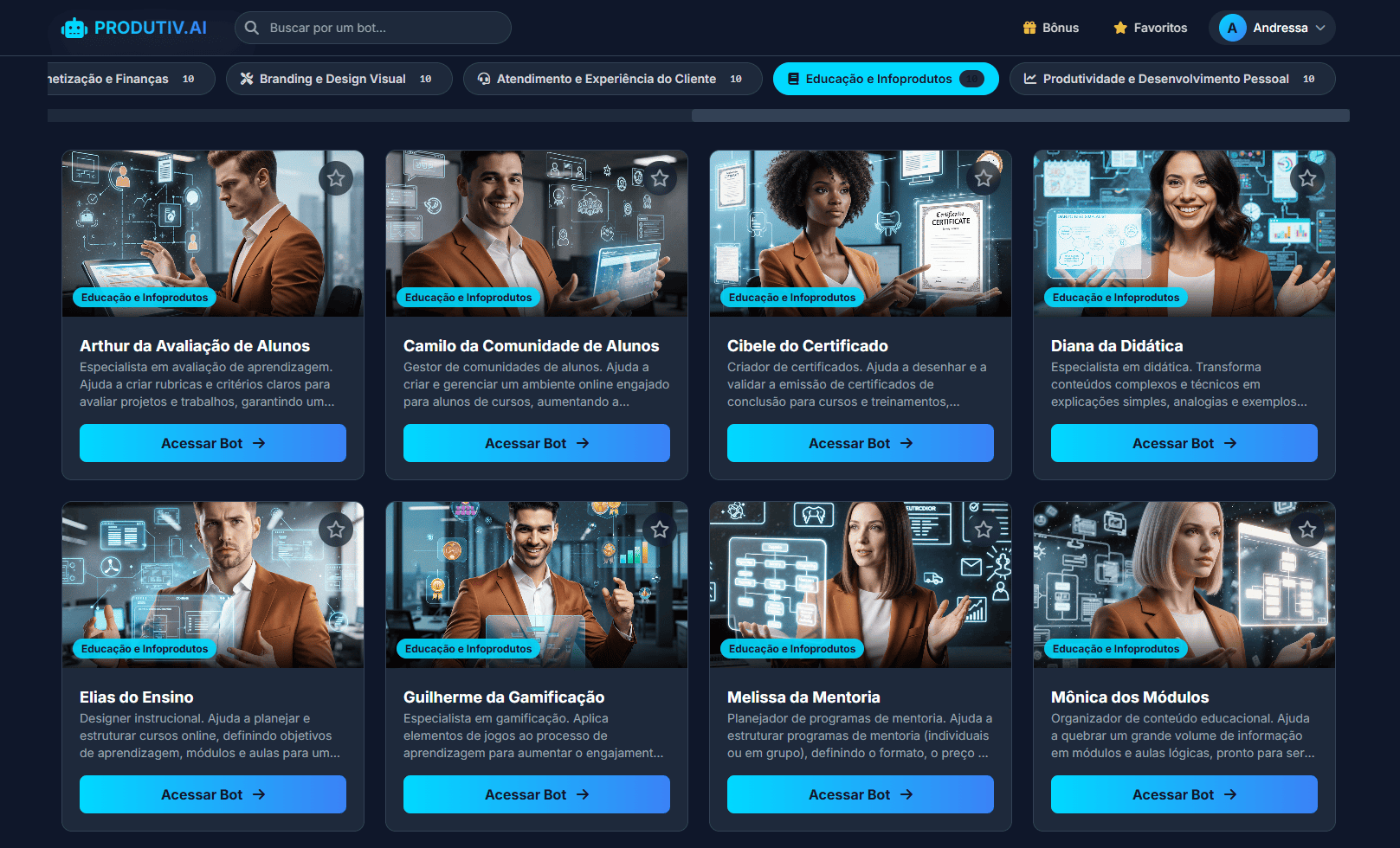 Categoria EDUCAÇÃO E INFOPRODUTOS